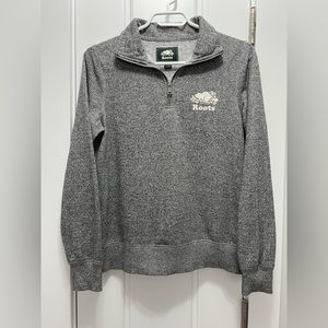 Roots Womens Quarter Zip Pullover Sweater